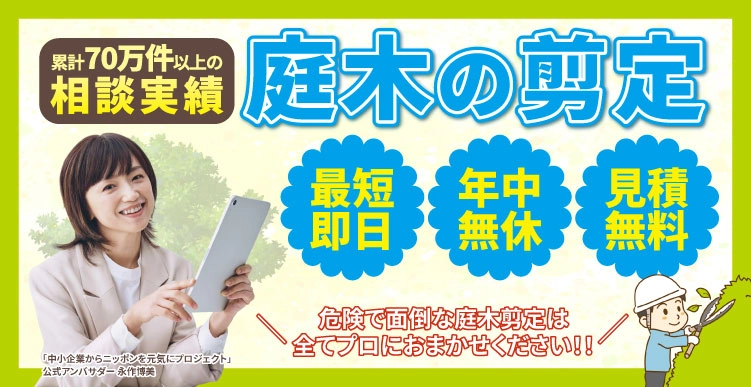 熊本片付け110番の庭木剪定サービス