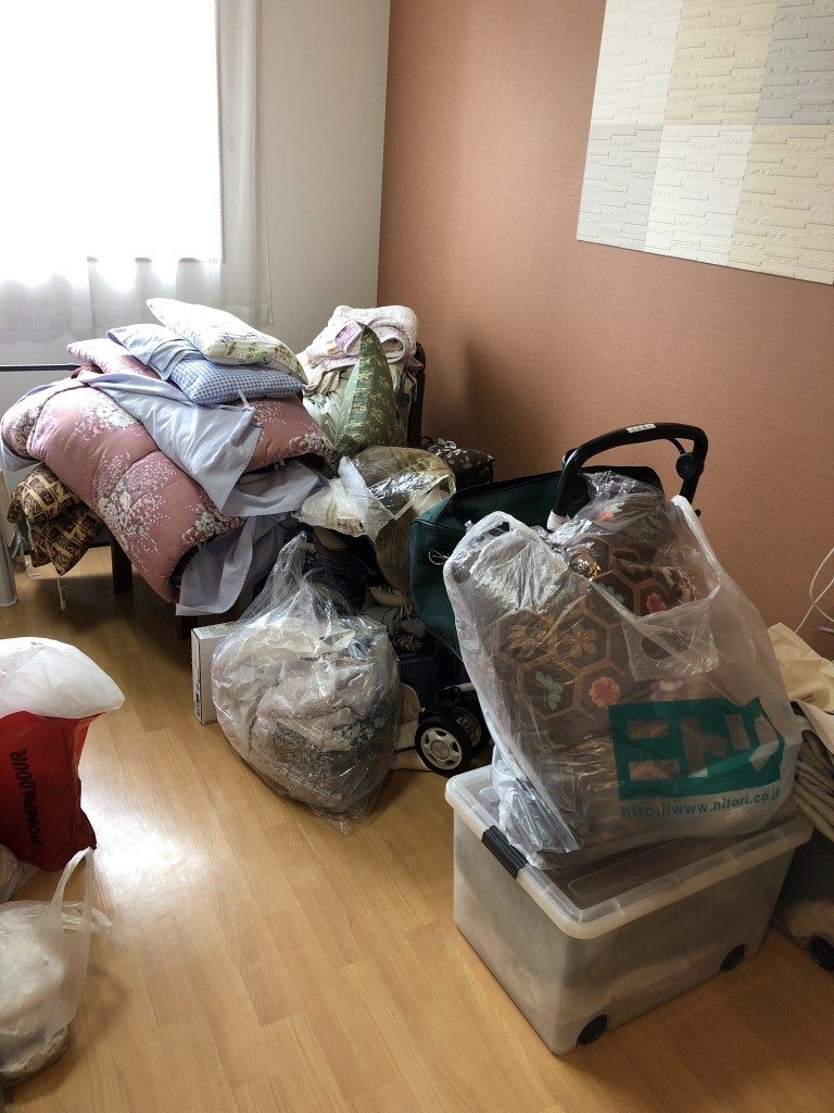 【熊本市北区】遺品整理に伴う家具家電、家庭ゴミなどの回収☆迅速丁寧な対応だった！とご満足いただけました。