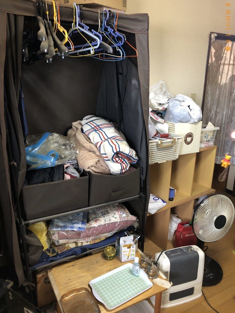 【志摩市】収納棚、分別なし衣類、布団等の回収・処分
