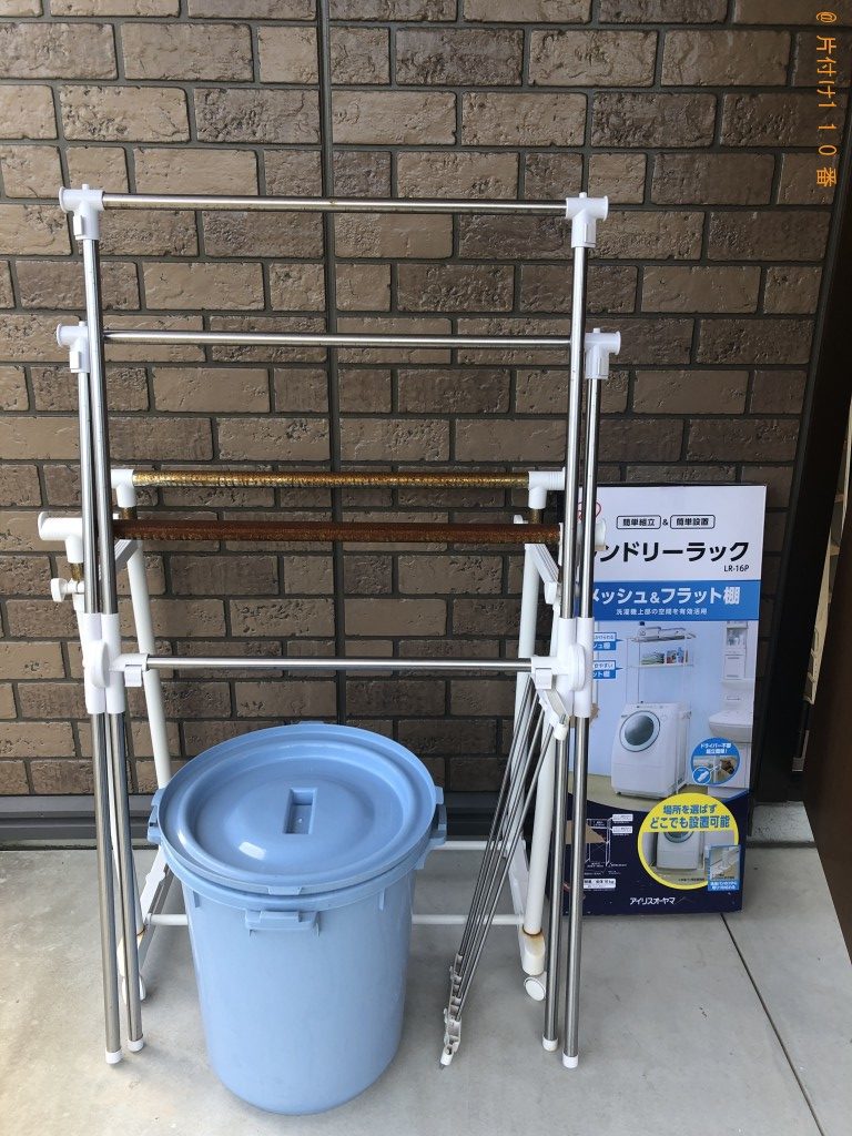 【熊本市南区】ガラステーブル、シングルベッドの回収・処分ご依頼