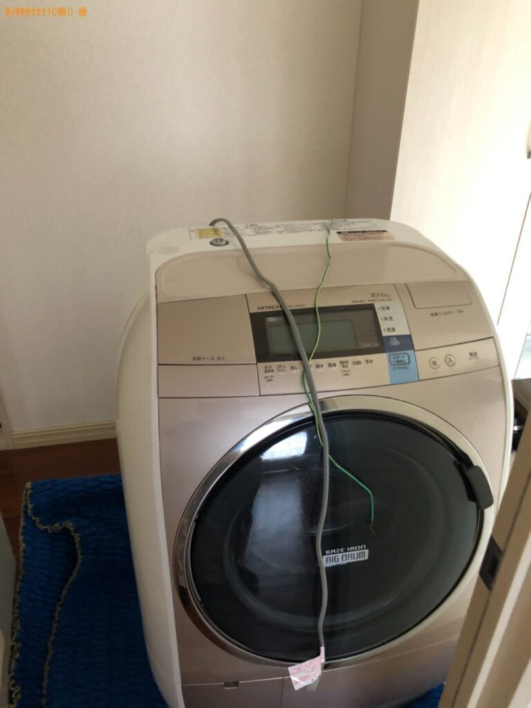 【熊本市】ドラム式乾燥機付き洗濯機の回収・処分ご依頼　お客様の声
