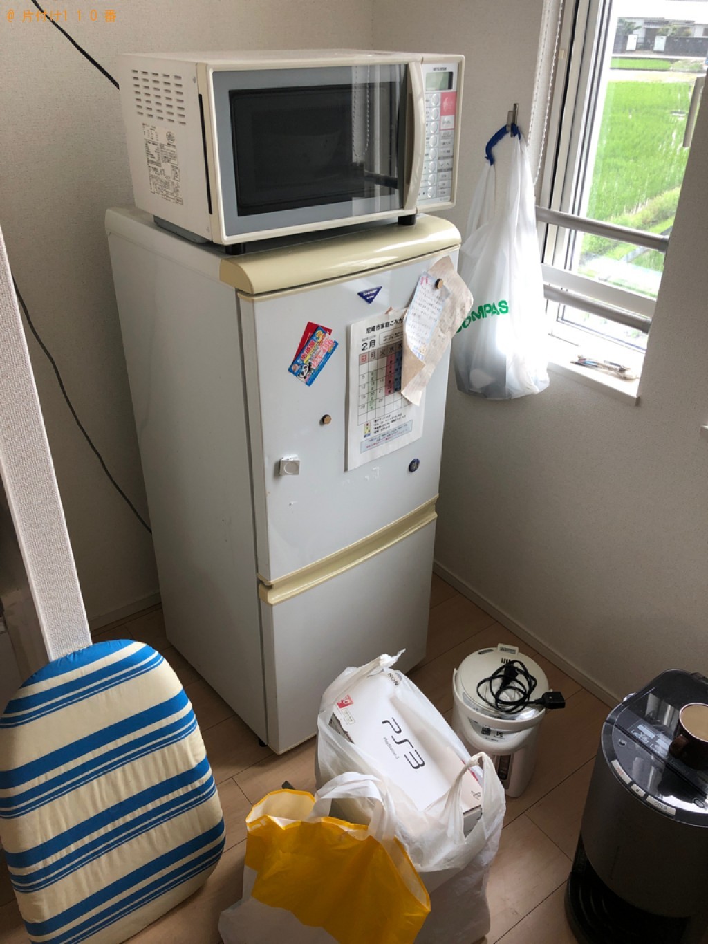 冷蔵庫、電子レンジ、炊飯器、ポット、アイロン、ゲーム機等の回収