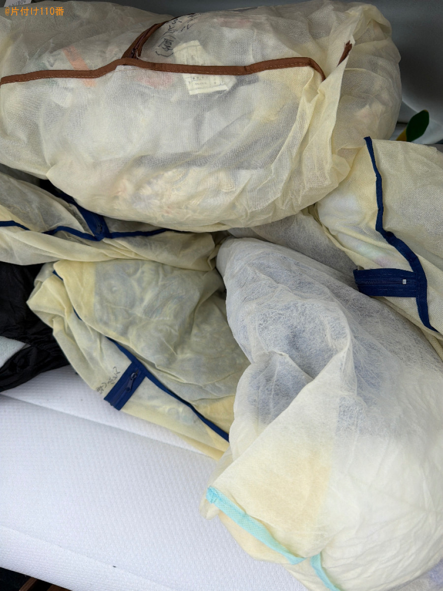 マットレス付きシングルベッド、布団、ラックの回収・処分ご依頼