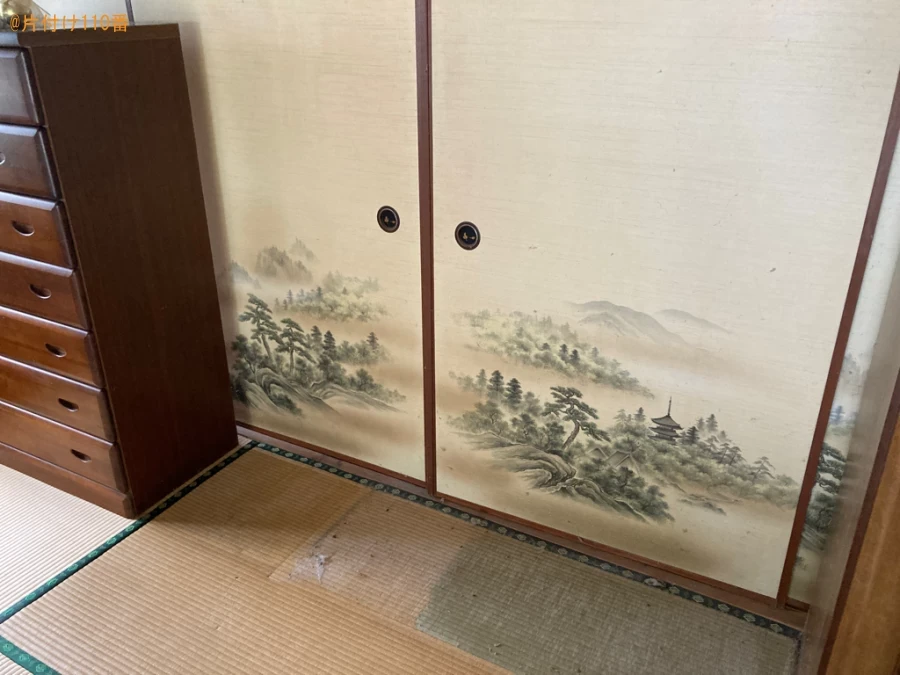 マットレス付きシングルベッド、タンスの回収・処分ご依頼